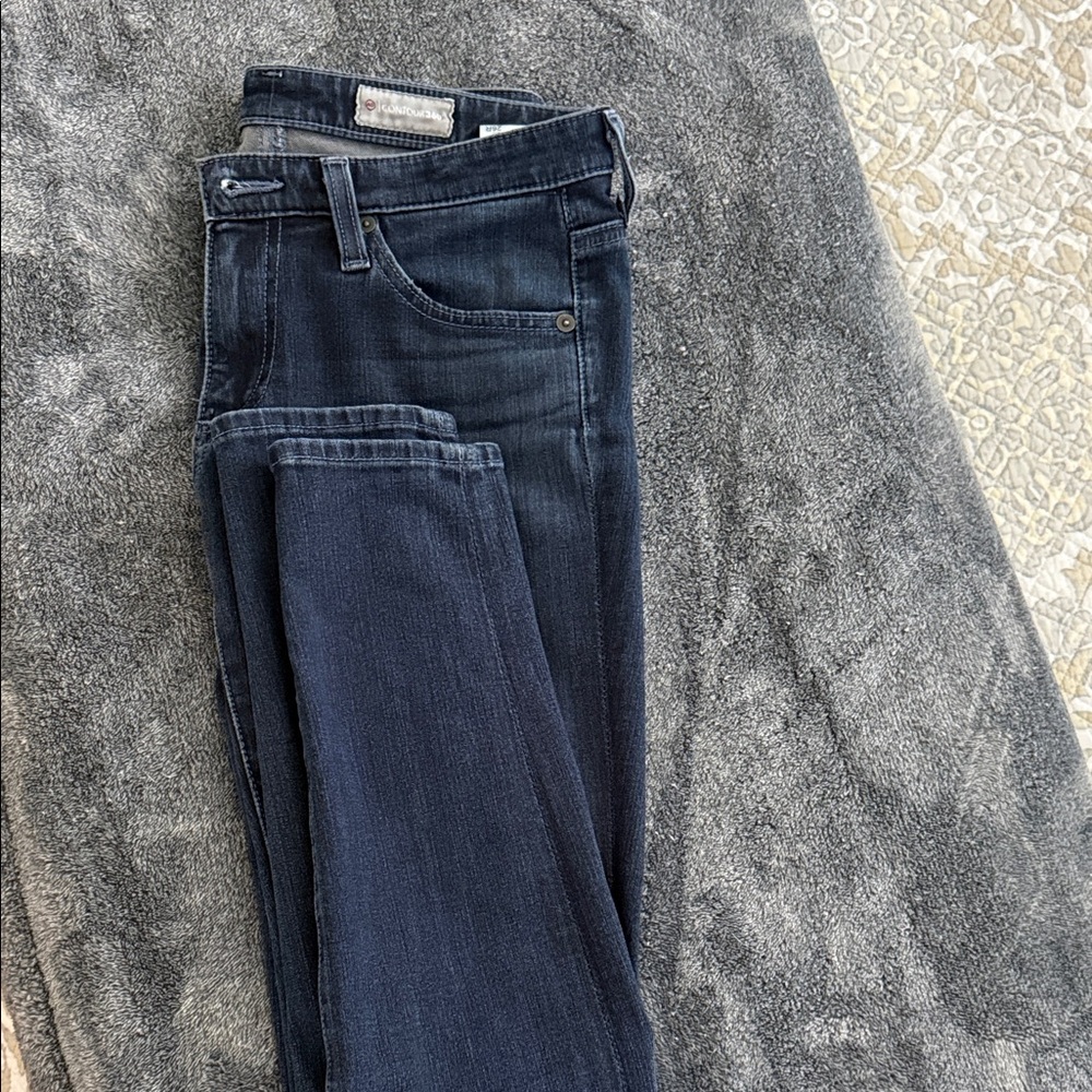 AG Adriano Goldschmied Super Skinny Blue Jeans